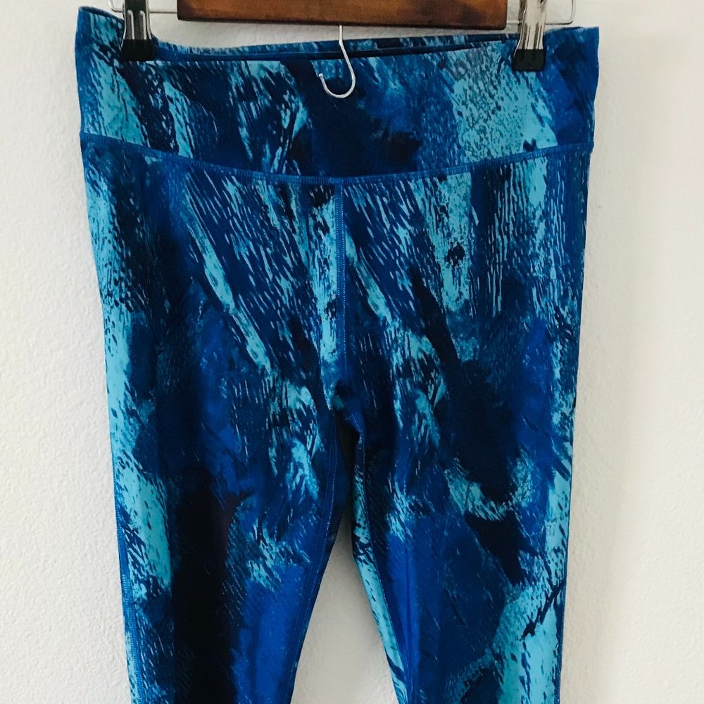 Under Armour Leggings, Women's Leggings, Sz Med, Blue Black, Yoga, Athletic Pant